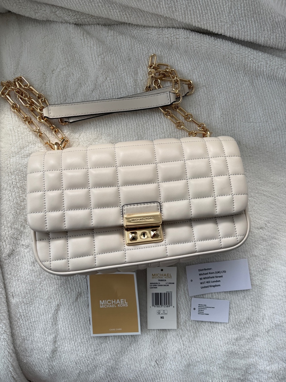 Michael Kors Tribeca quilted leather shoulder bag / crossbody